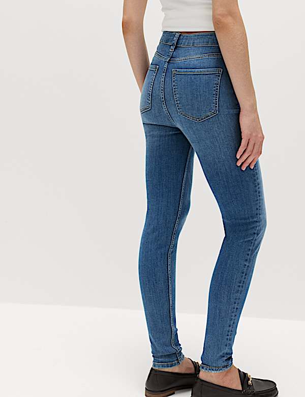 Jean Ivy ultra-doux taille haute coupe skinny - CA