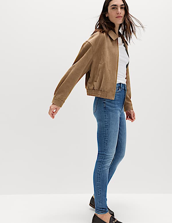 Jean Ivy ultra-doux taille haute coupe skinny - CA