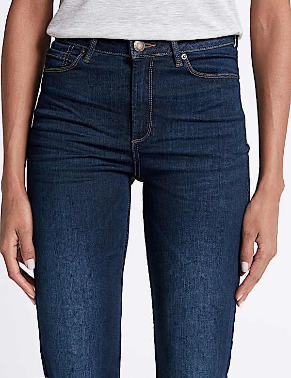 Sculpt & Lift Mid Rise Straight Leg Jeans