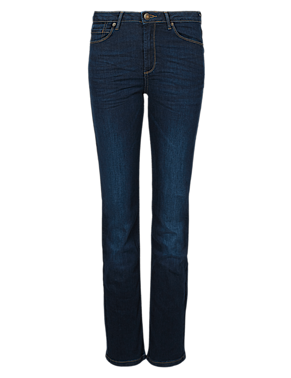 Sculpt & Lift Mid Rise Straight Leg Jeans