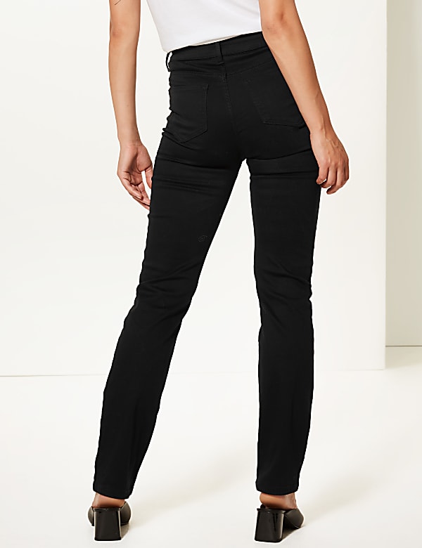 Sculpt & Lift Mid Rise Straight Leg Jeans