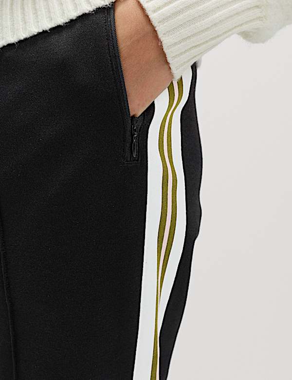 Cotton Rich Retro Side Stripe Joggers - DK