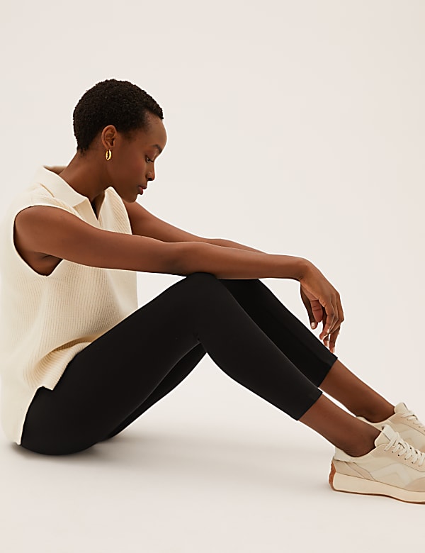 High Waisted Cropped Leggings