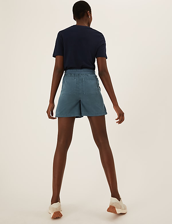 Tencel™ Rich High Waisted Jogger Shorts