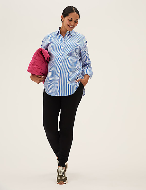 Maternity Cotton Rich Cuffed Joggers