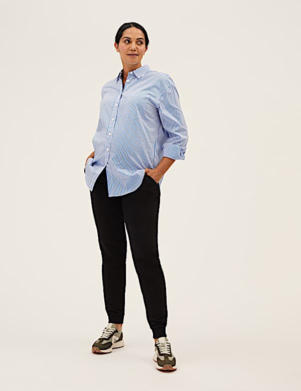 Maternity Cotton Rich Cuffed Joggers