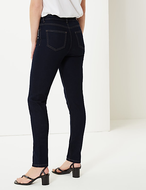 Mid Rise Skinny Leg Jeans