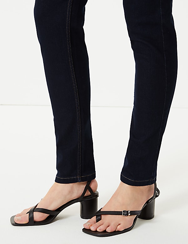 Mid Rise Skinny Leg Jeans