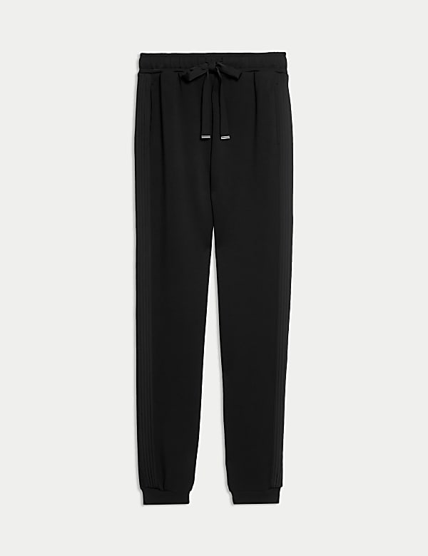 Tapered joggers black clearance