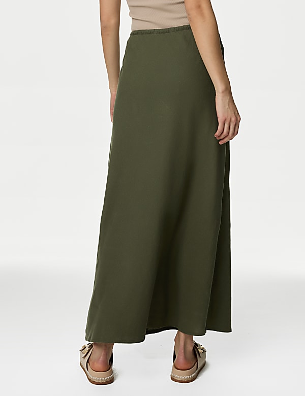 Linen Rich Maxi Skirt - MV