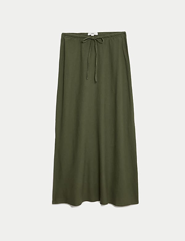 Linen Rich Maxi Skirt - MV