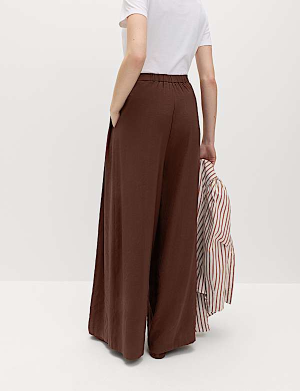 Pleat Front Palazzo Trousers - MV