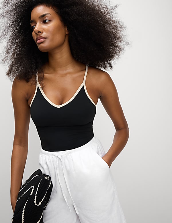 Linen Rich High Waisted Shorts