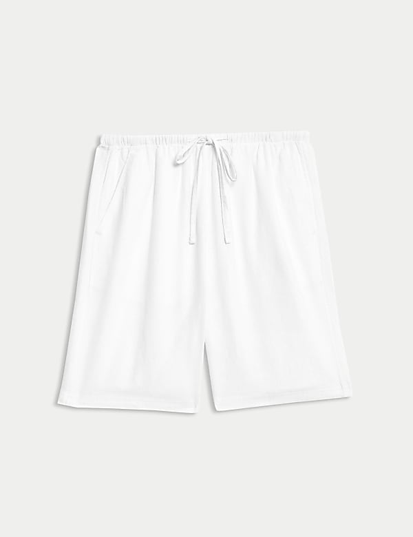 Short taille haute en lin - FR