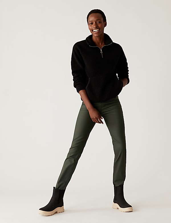 Sienna Coated Straight Leg Jeans