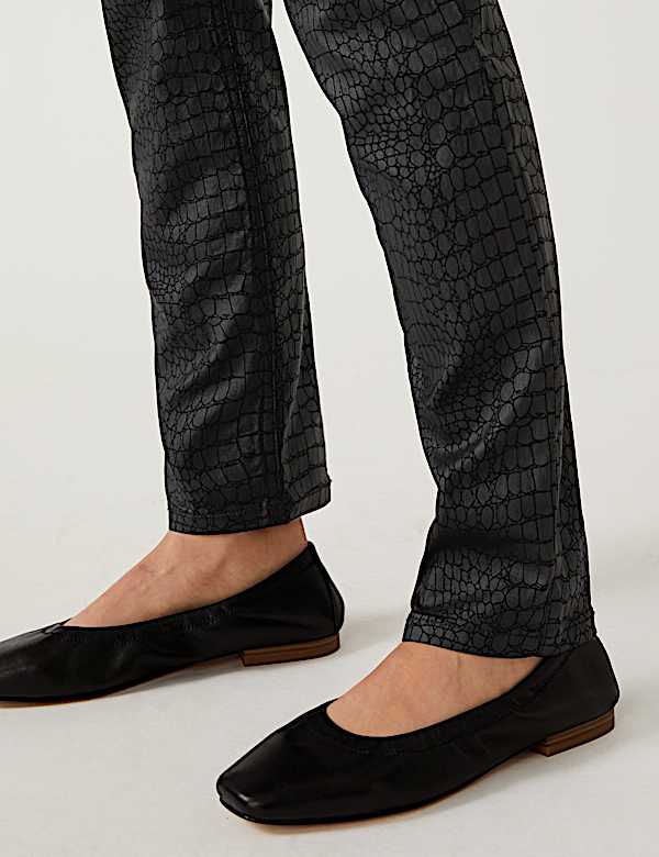 Sienna Coated Straight Leg Jeans