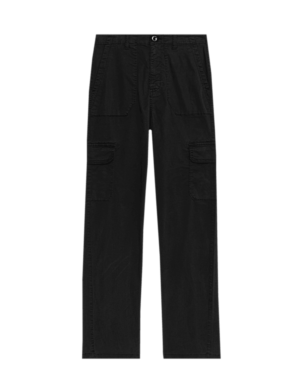 Lyocell Rich Cargo Straight Leg Trousers