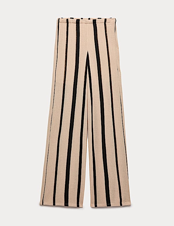 Striped Wide Leg Trousers - PL
