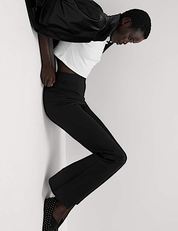 טייץ מתרחב מבד פונטה בגזרה גבוהה - IL