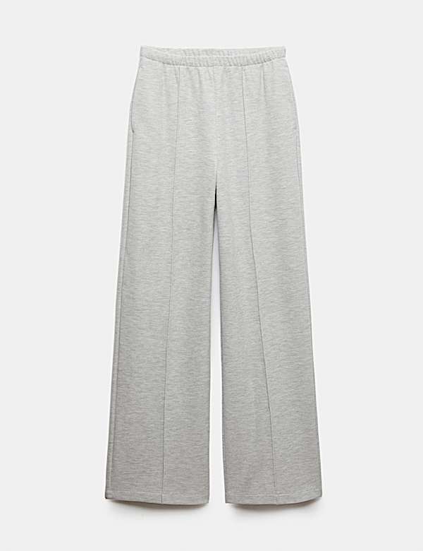 Cotton Rich Pintuck Wide Leg Trousers - MV