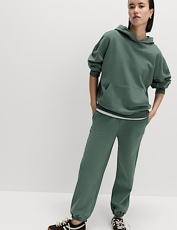 Cotton Rich Cuffed Joggers - AT