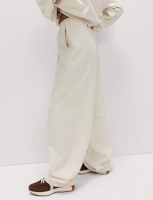 Pure Cotton Slouchy Relaxed Joggers - RS