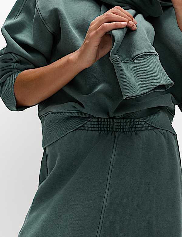 Ruimvallende joggingbroek van puur katoen - BE