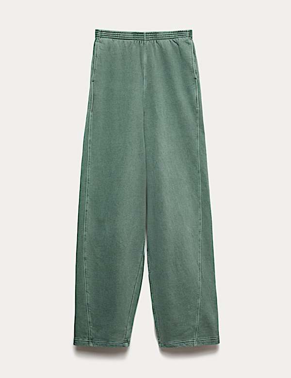 Ruimvallende joggingbroek van puur katoen - BE