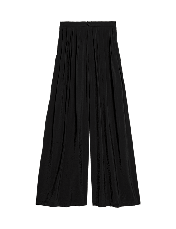 Pleated Palazzo Trousers