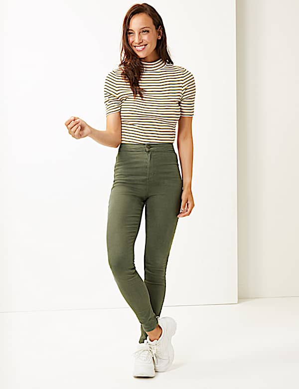 High Waist Super Skinny Jeans