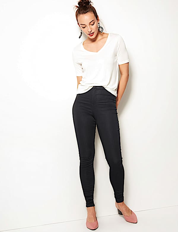 High Waisted Super Skinny Jeans