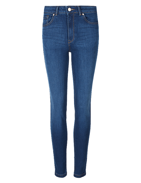 Ozone Mid Rise Skinny Leg Jeans