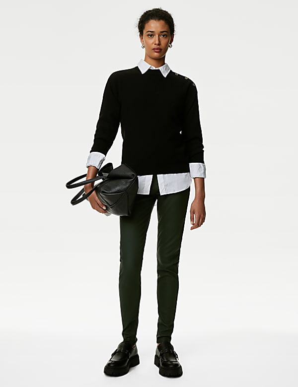M&s black jeggings discount