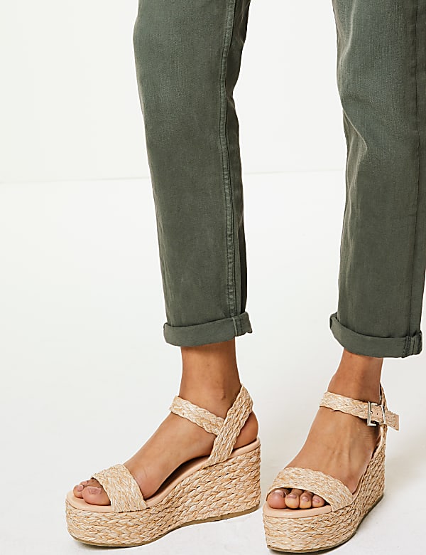 Relaxed Mid Rise Slim Jeans