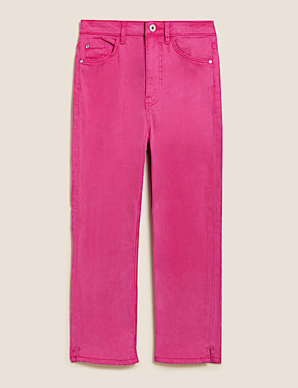 Supersoft High Waisted Skinny Cropped Jeans