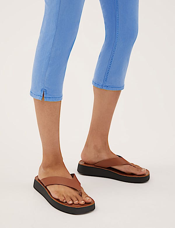 Supersoft High Waisted Skinny Cropped Jeans