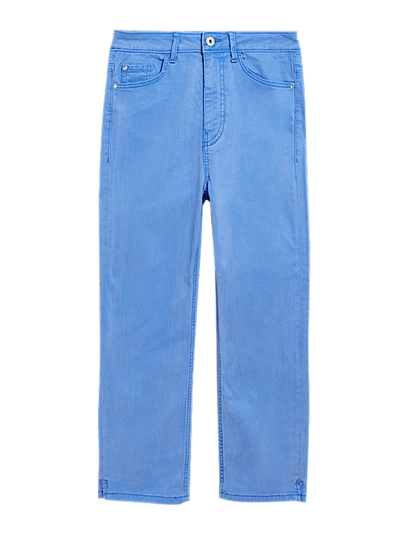 Supersoft High Waisted Skinny Cropped Jeans