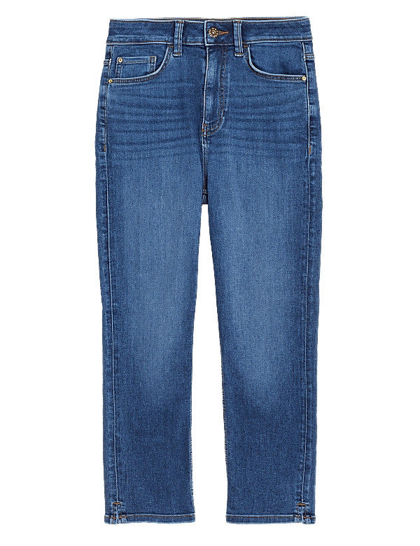 Supersoft High Waisted Skinny Cropped Jeans