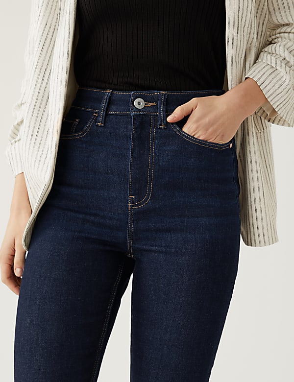 Supersoft High Waisted Skinny Cropped Jeans