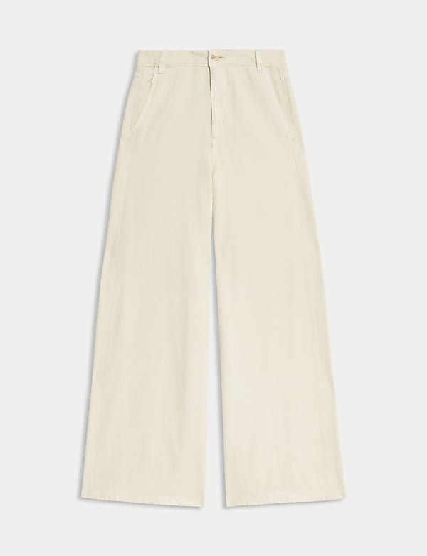 Cotton Rich Palazzo Trousers - EE
