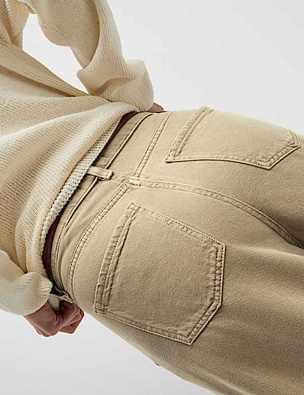 Cotton Rich Palazzo Trousers