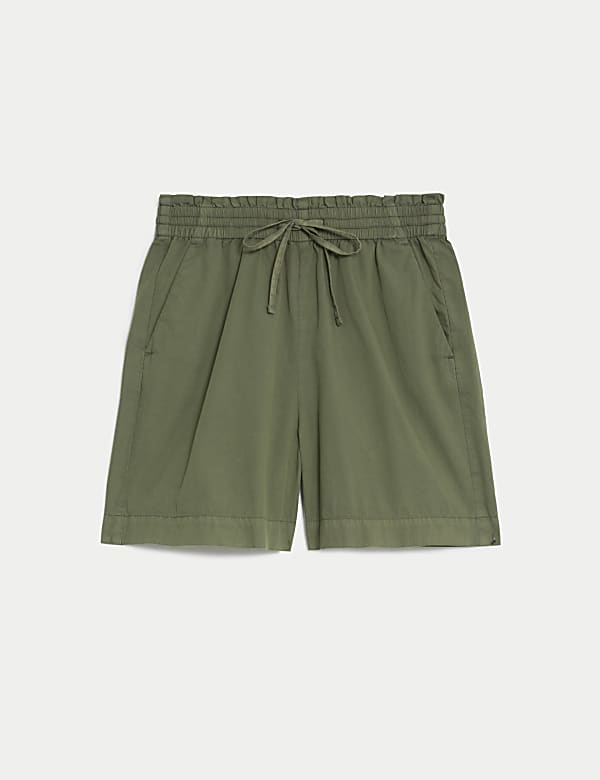 Pure Cotton High Waisted Shorts - CN