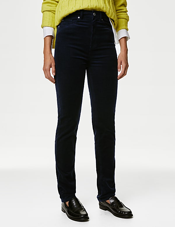 Sienna Corduroy Straight Leg Trousers - NL