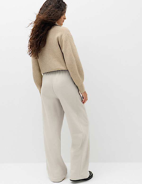 Cotton Rich Wide Leg Joggers - VN