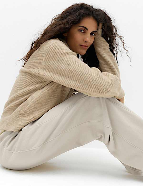 Cotton Rich Wide Leg Joggers - VN
