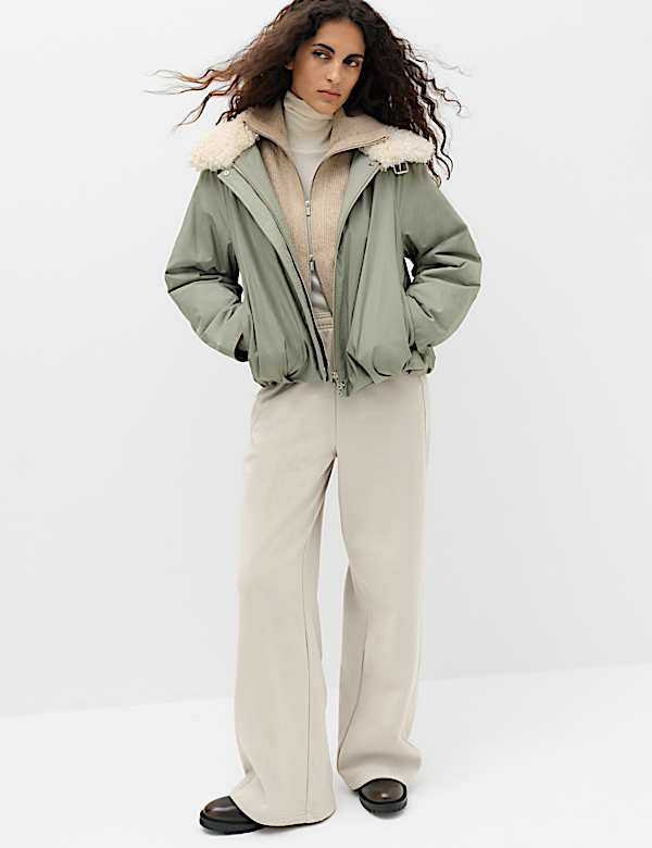 Cotton Rich Wide Leg Joggers - VN