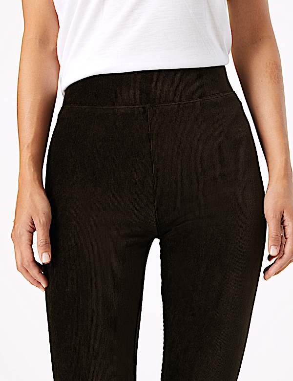 Corduroy High Waisted Leggings