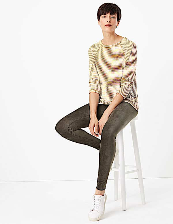 Corduroy High Waisted Leggings