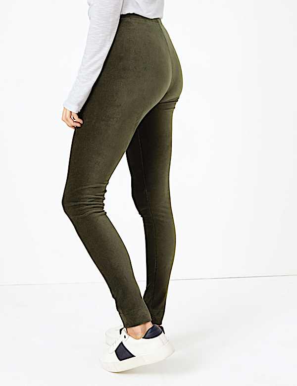 Corduroy High Waisted Leggings