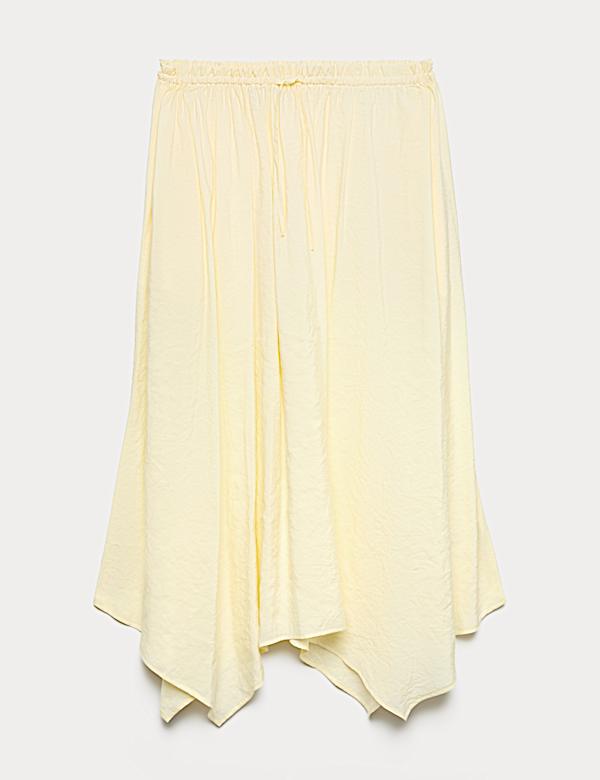 Hanky Hem Midi Skirt - LT